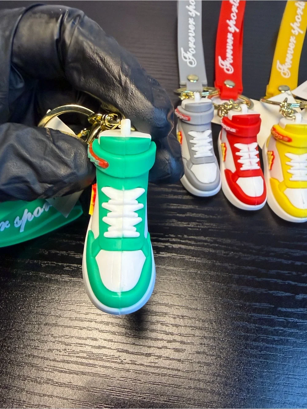 6Pcs Sneaker Keychain - Multicolor Set GREAT FOR GIFTS.